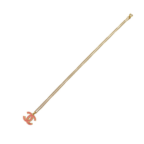 CHANEL NECKLACE COCOMARK PINK ACCESSORY 01A 90271888 - PURPOSE
