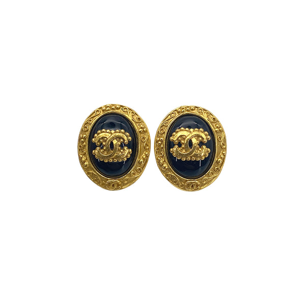 CHANEL VINTAGE EARRINGS COCOMARK ACCESSORY 96A 90271895 - PURPOSE