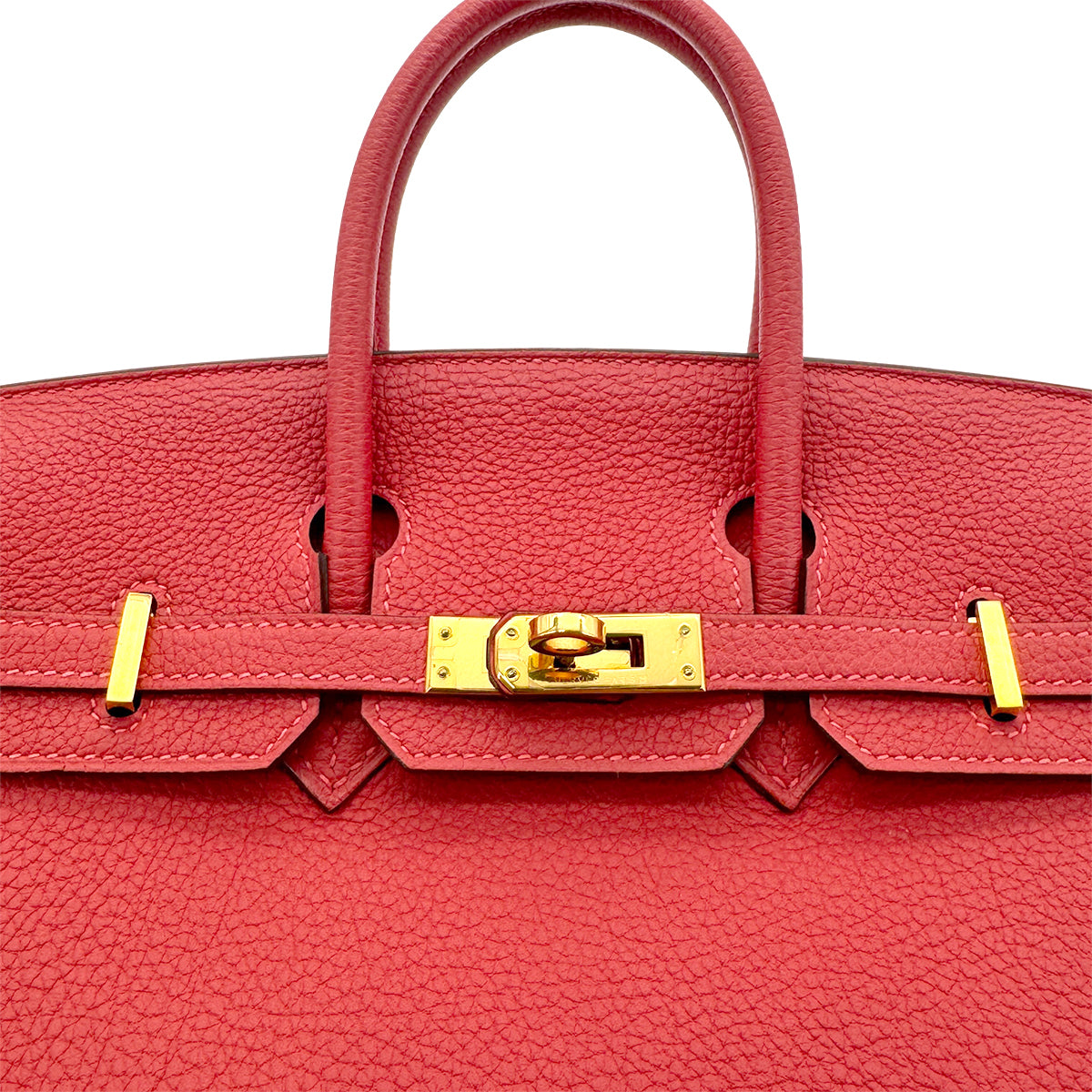 HERMES BIRKIN 25 ROUGE PIVOINE TOGO HAND BAG T GHW 90271911