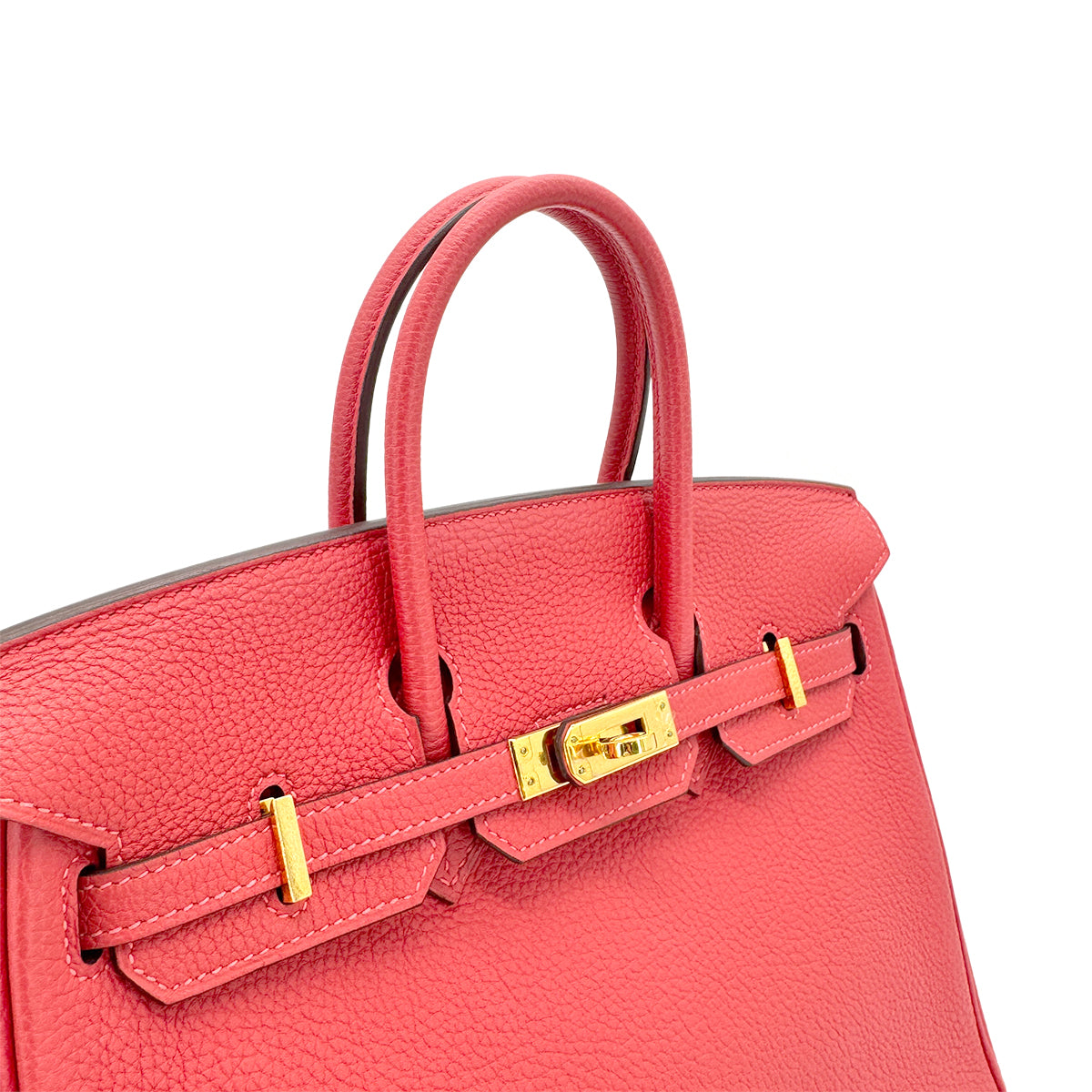 HERMES BIRKIN 25 ROUGE PIVOINE TOGO HAND BAG T GHW 90271911