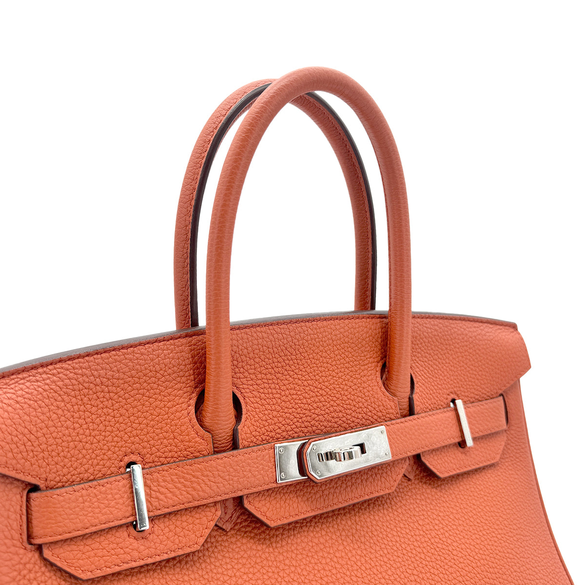 HERMES BIRKIN 30 TERRE BATTUE TOGO HAND BAG X SHW 90271912