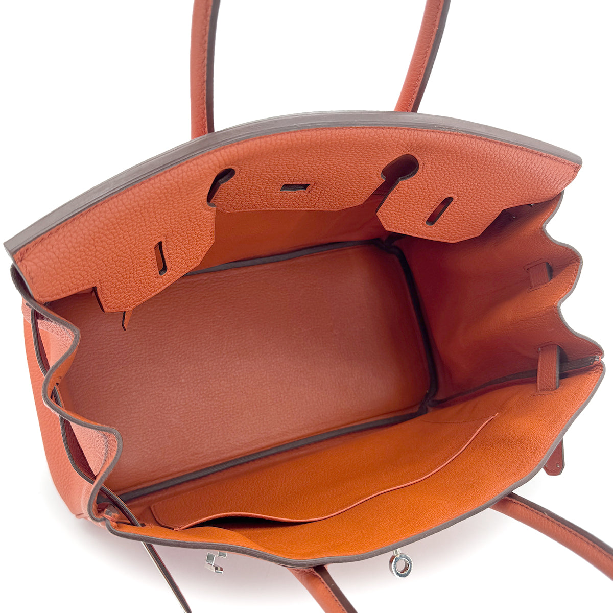 HERMES BIRKIN 30 TERRE BATTUE TOGO HAND BAG X SHW 90271912