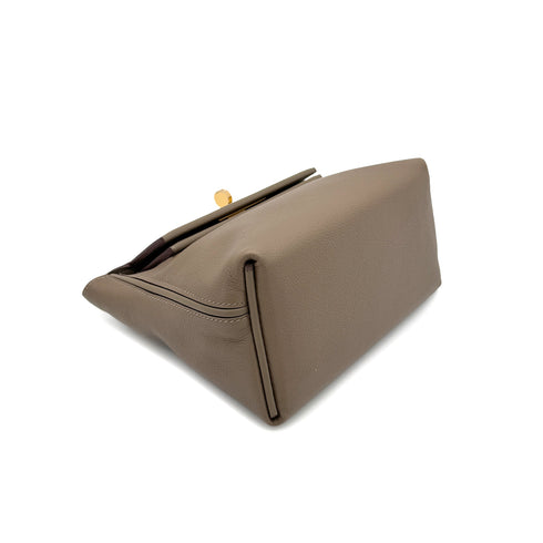 HERMES SAC 24/24 21 MINI VAN QUATRE ETOUPE EVERCOLOR SWIFT HAND BAG B 90271920 - PURPOSE
