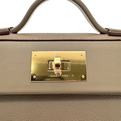 HERMES SAC 24/24 21 MINI VAN QUATRE ETOUPE EVERCOLOR SWIFT HAND BAG B 90271920 - PURPOSE