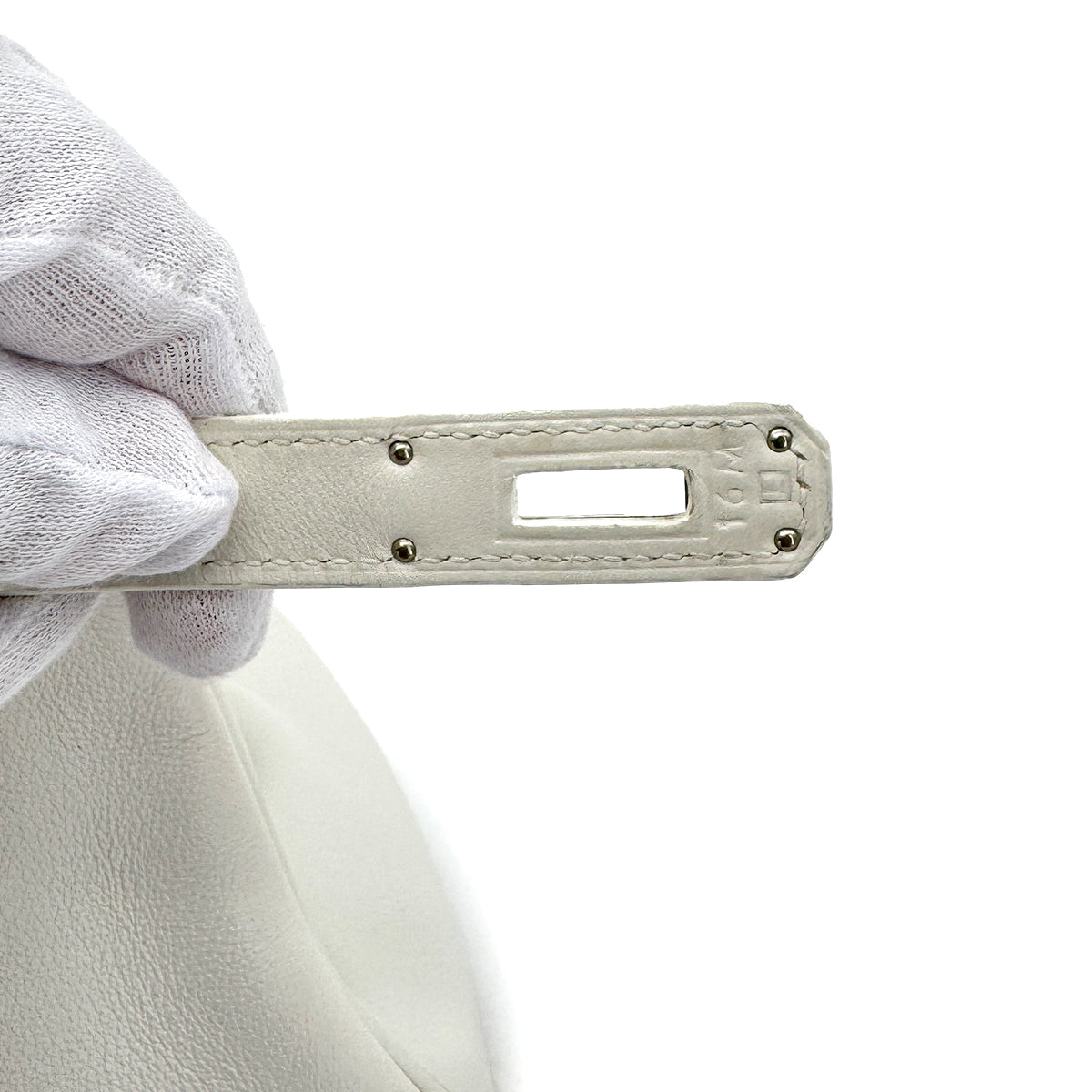 HERMES BIRKIN 30 WHITE SWIFT HAND BAG ▢L SHW 90271929