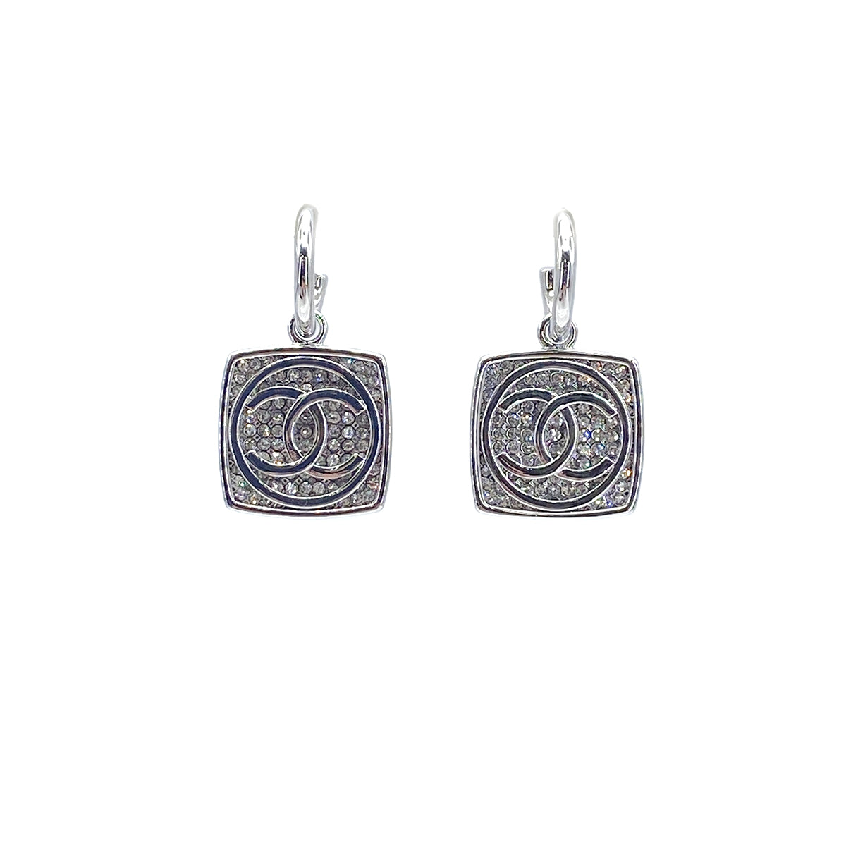 CHANEL EARRINGS COCOMARK RHINESTONE ACCESSORY B25C 90271933