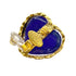 CHANEL VINTAGE EARRINGS HEART STONE BLUE ACCESSORY 28 90271946 - PURPOSE