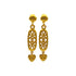 CHANEL VINTAGE EARRINGS COCOMARK HEART SWING ACCESSORY 95P 90271953 - PURPOSE