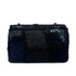 CHANEL CHAIN SHOULDER BAG PATCHWORK BLACK TWEED LEATHER 90271966 - PURPOSE