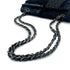 CHANEL CHAIN SHOULDER BAG PATCHWORK BLACK TWEED LEATHER 90271966 - PURPOSE
