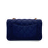 CHANEL MATELASSE CHAIN SHOULDER BAG MARINE CHARM NAVY COTTON JERSEY 90271983
