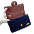 CHANEL MATELASSE CHAIN SHOULDER BAG MARINE CHARM NAVY COTTON JERSEY 90271983