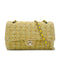CHANEL CHAIN SHOULDER BAG YELLOW GREEN TWEED 90271986 - PURPOSE