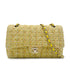 CHANEL CHAIN SHOULDER BAG YELLOW GREEN TWEED 90271986 - PURPOSE