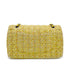 CHANEL CHAIN SHOULDER BAG YELLOW GREEN TWEED 90271986 - PURPOSE