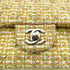 CHANEL CHAIN SHOULDER BAG YELLOW GREEN TWEED 90271986 - PURPOSE
