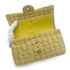CHANEL CHAIN SHOULDER BAG YELLOW GREEN TWEED 90271986 - PURPOSE
