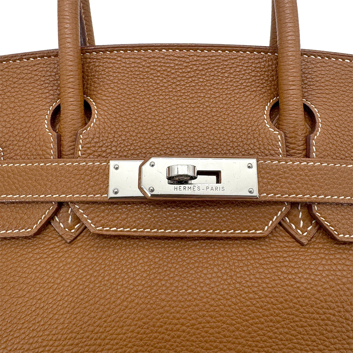 HERMES BIRKIN 30 GOLD TOGO HAND BAG □G SGW 90272294