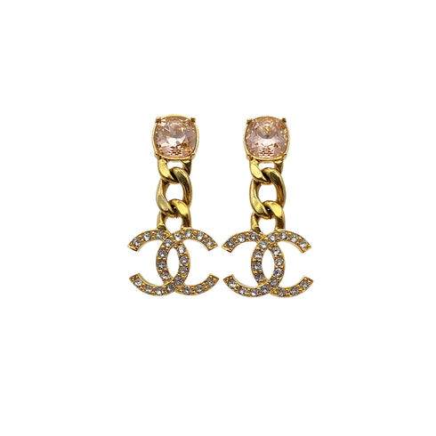 CHANEL EARRINGS RHINESTONE COCOMARK ACCESSORY C23C 90272312 - PURPOSE