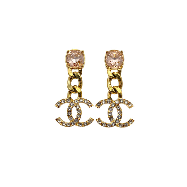 CHANEL EARRINGS RHINESTONE COCOMARK ACCESSORY C23C 90272312 - PURPOSE
