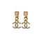 CHANEL EARRINGS RHINESTONE COCOMARK ACCESSORY C23C 90272312 - PURPOSE