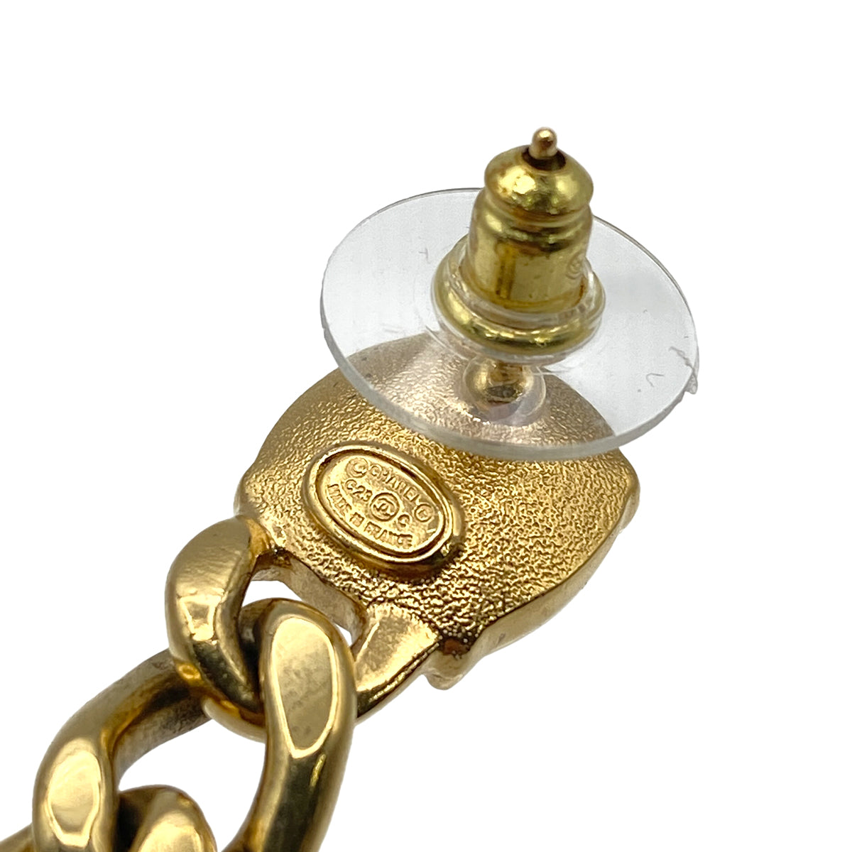 CHANEL EARRINGS RHINESTONE COCOMARK ACCESSORY C23C 90272312