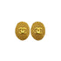 CHANEL VINTAGE EARRINGS COCOMARK OVAL ACCESSORY 29 90272320 - PURPOSE