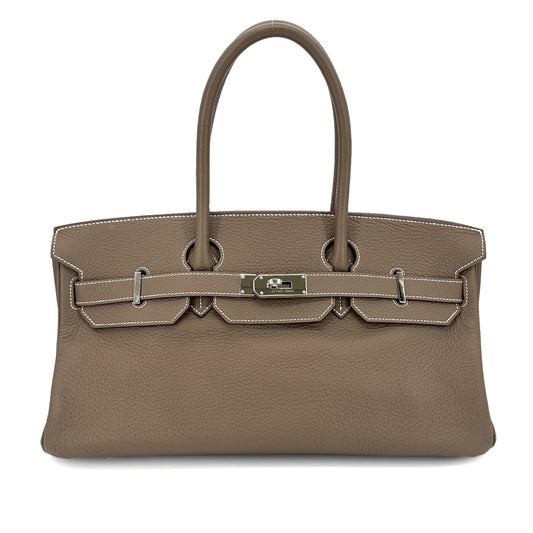 HERMES SHOULDER BIRKIN 42 ETOUPE TOGO HAND BAG □M SHW 90272321