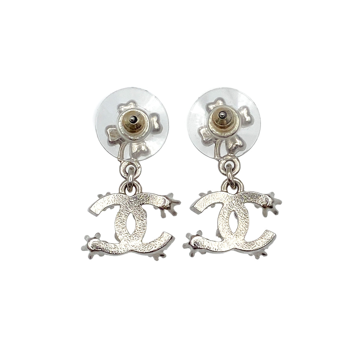 CHANEL EARRINGS RHINESTONE COCOMARK ACCESSORY P23P 90272323