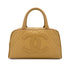 CHANEL VINTAGE MINI BOSTON HAND BAG BEIGE CAVIAR SKIN 90272324 - PURPOSE