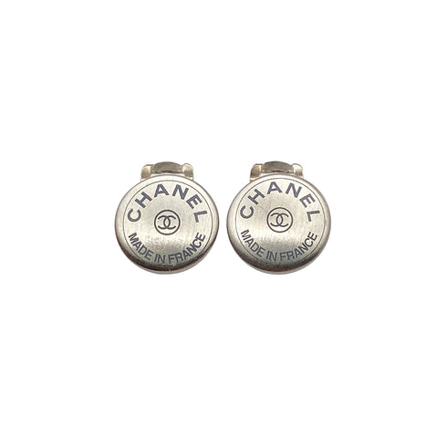 CHANEL VINTAGE EARRINGS COCOMARK ROUND ACCESSORY 99A 90272327 - PURPOSE