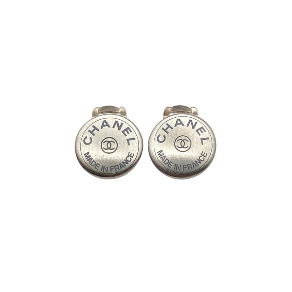 CHANEL VINTAGE EARRINGS COCOMARK ROUND ACCESSORY 99A 90272327 - PURPOSE