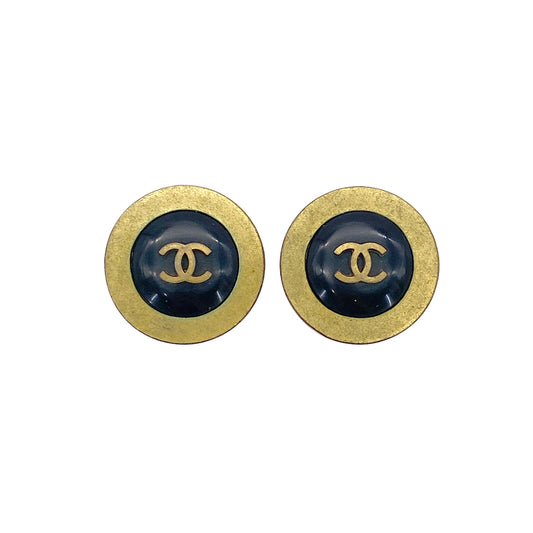 CHANEL VINTAGE EARRINGS COCOMARK ACCESSORY 90272337 94A