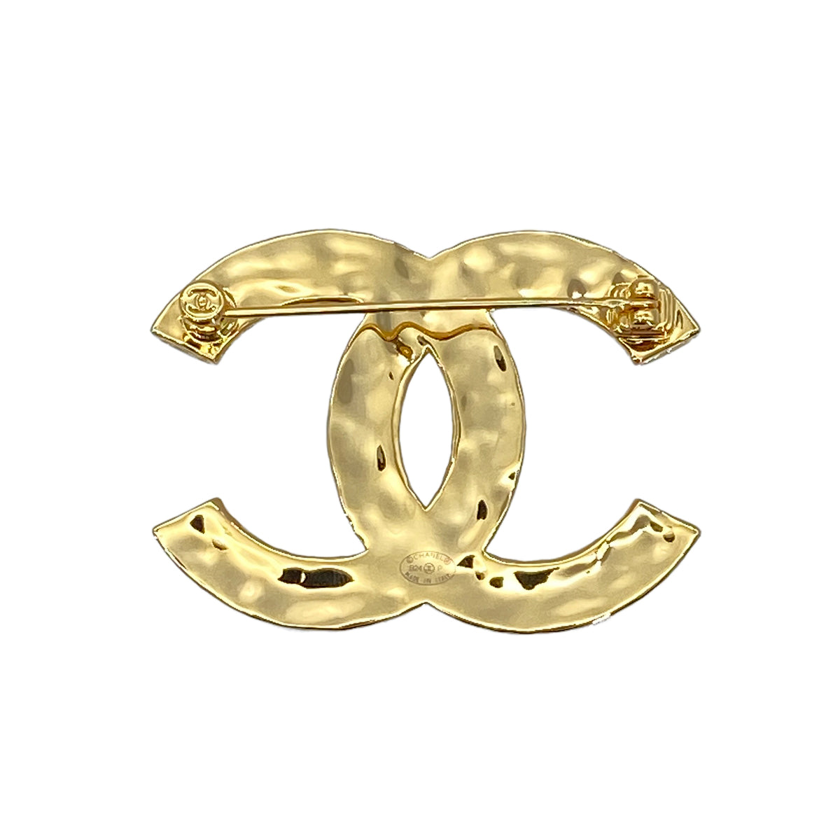 CHANEL BROOCH COCOMARK BLACK GOLD ACCESSORY B24P 90272345