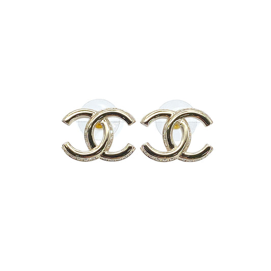 CHANEL EARRINGS COCOMARK RHINESTONE ACCESSORY B23B 90272347
