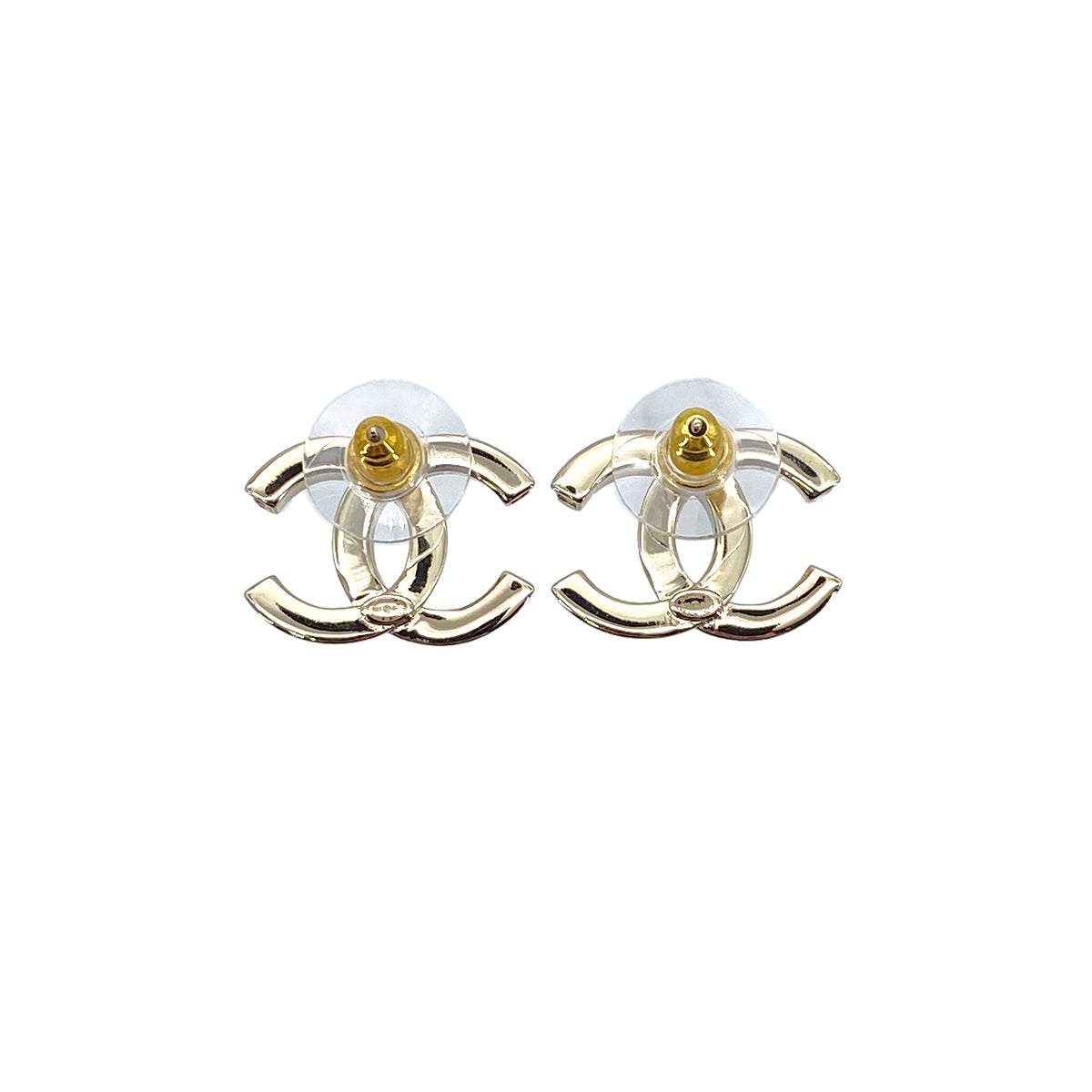 CHANEL EARRINGS COCOMARK RHINESTONE ACCESSORY B23B 90272347