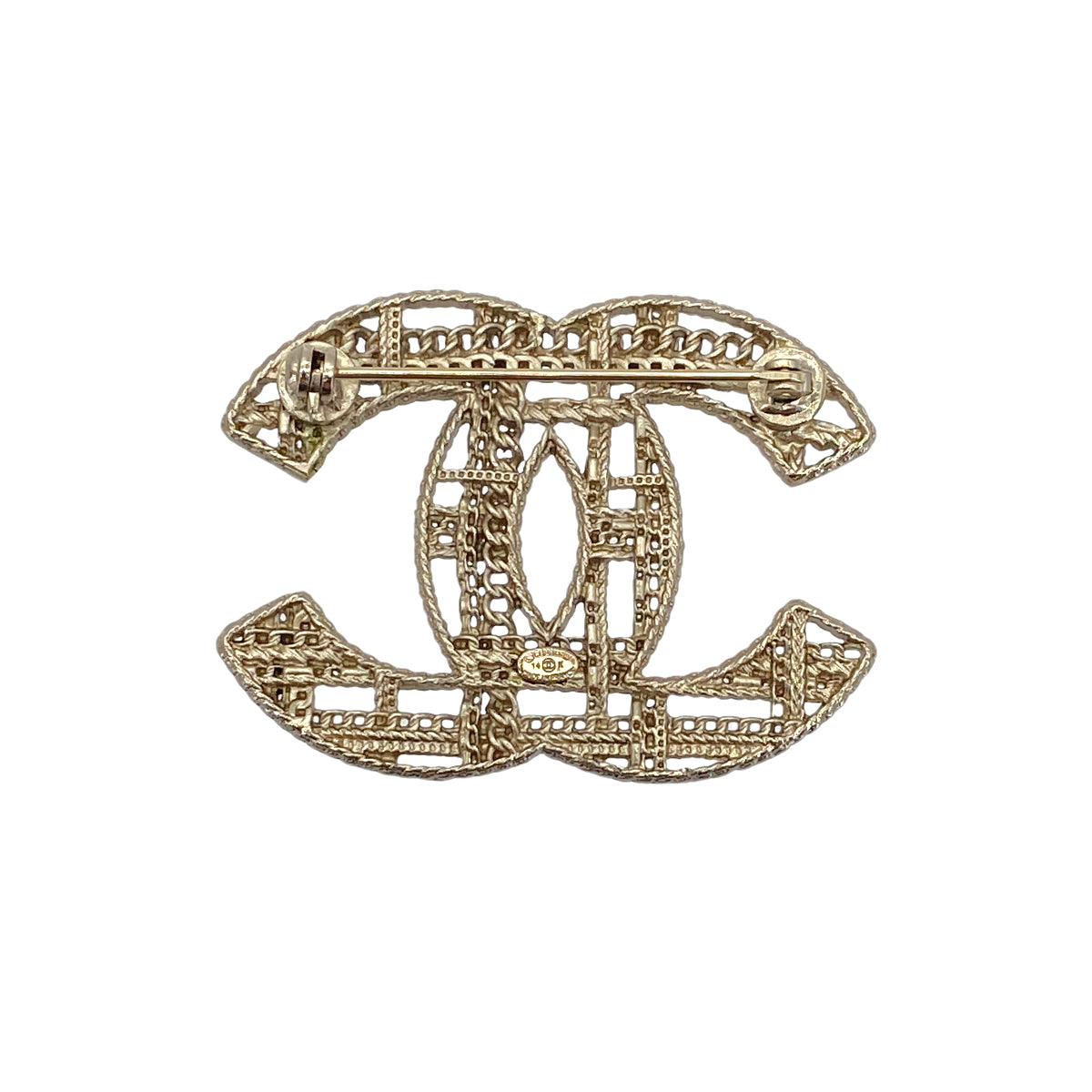 CHANEL BROOCH COCOMARK CHAIN ACCESSORY 14K 90272350