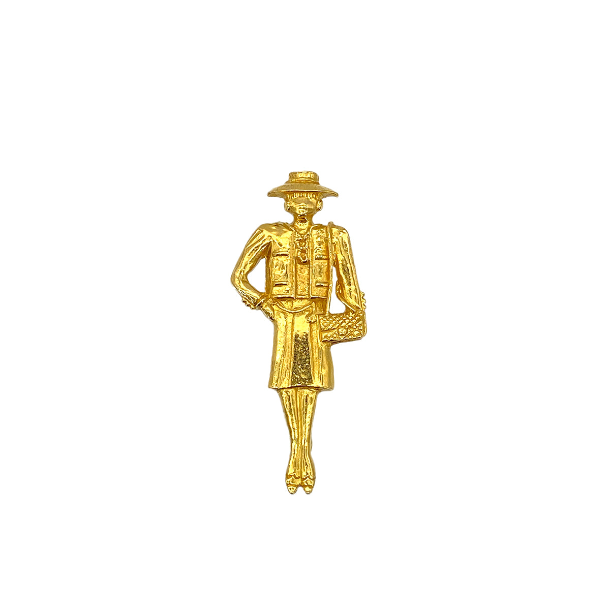 CHANEL VINTAGE BROOCH AMADEMOISELLE ACCESSORY 90272356