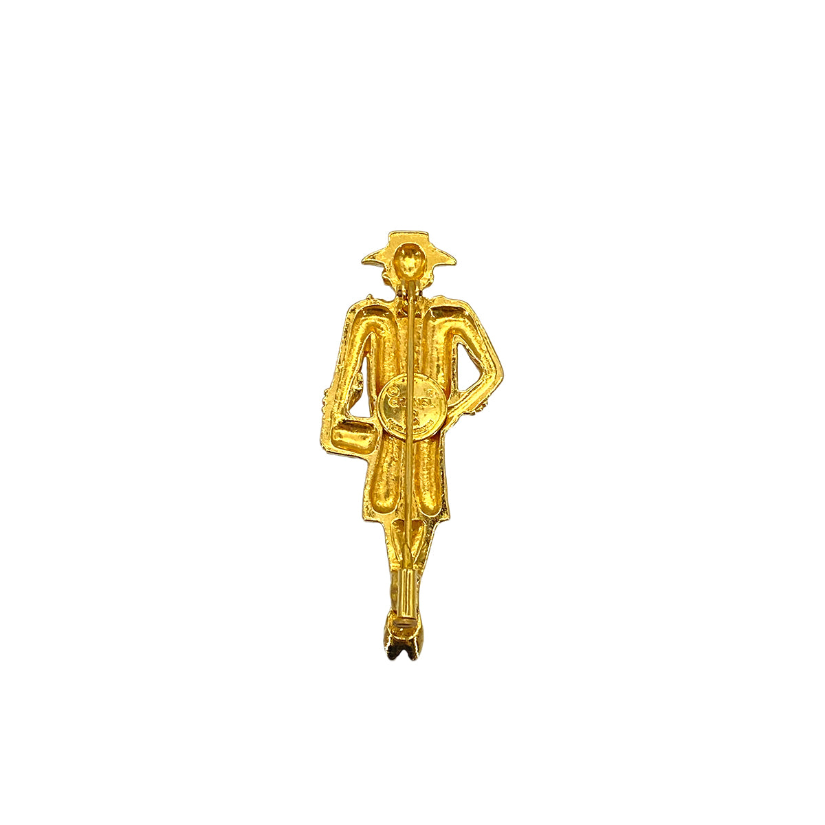 CHANEL VINTAGE BROOCH AMADEMOISELLE ACCESSORY 90272356