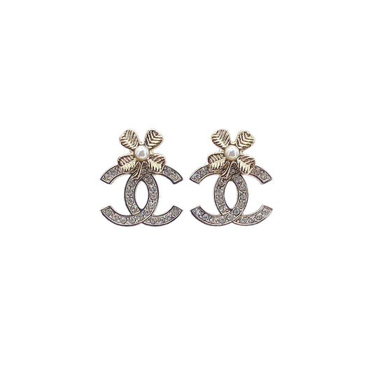 CHANEL EARRINGS COCOMARK RHINESTONE  ACCESSORY B24K 90272357