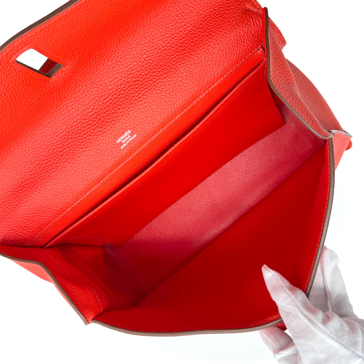 HERMES ETRIBELT CAPUCINE TOGO HAND BAG □P SHW 90272416