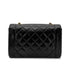 CHANEL VINTAGE DIANA MEDIUM CHAIN SHOULDER BAG BLACK LAMB SKIN 90272490 - PURPOSE