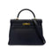 HERMES KELLY 32 RETOURNE BLACK TOGO HAND SHOULDER BAG □F GHW 90272497 - PURPOSE