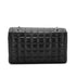 CHANEL VINTAGE 2.55 CHOCOLATE BAR RHINESTONE CHAIN SHOULDER BAG BLACK LAMB SKIN 90272503 - PURPOSE