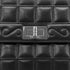 CHANEL VINTAGE 2.55 CHOCOLATE BAR RHINESTONE CHAIN SHOULDER BAG BLACK LAMB SKIN 90272503 - PURPOSE