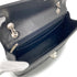 CHANEL VINTAGE 2.55 CHOCOLATE BAR RHINESTONE CHAIN SHOULDER BAG BLACK LAMB SKIN 90272503 - PURPOSE