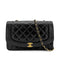 CHANEL VINTAGE DIANA MEDIUM CHAIN SHOULDER BAG BLACK LAMB SKIN 90272514 - PURPOSE