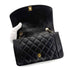 CHANEL VINTAGE DIANA MEDIUM CHAIN SHOULDER BAG BLACK LAMB SKIN 90272514 - PURPOSE