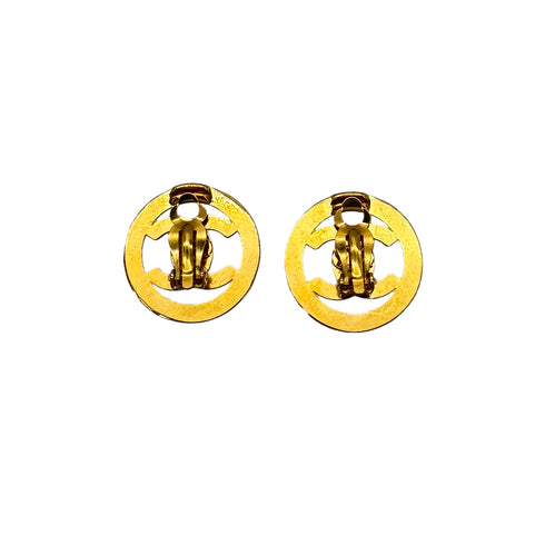CHANEL VINTAGE EARRINGS TURN LOCK ACCESSORY 97P 90272529 - PURPOSE