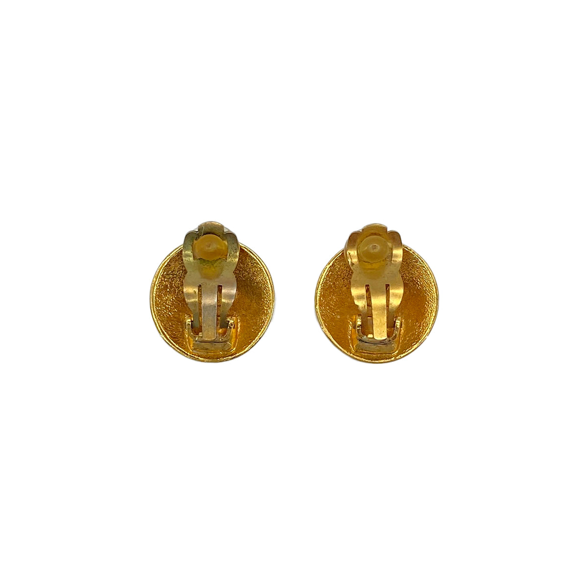 CHANEL VINTAGE EARRINGS COCOMARK ROUND ACCESSORY 96A 90272580